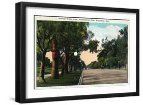 Pasadena, California - Millionaire Row, Orange Grove Avenue-Lantern Press-Framed Art Print