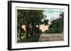 Pasadena, California - Millionaire Row, Orange Grove Avenue-Lantern Press-Framed Art Print