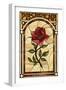 Pasadena, California - Rose Stained Glass-Lantern Press-Framed Art Print