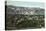 Pasadena, California - View of Mt. Lowe and Mt. Wilson-Lantern Press-Stretched Canvas