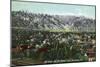 Pasadena, California - View of Mt. Lowe and Mt. Wilson-Lantern Press-Mounted Art Print