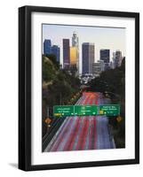 Pasadena Freeway (Ca Highway 110) Leading to Downtown Los Angeles, California, United States of Ame-Gavin Hellier-Framed Photographic Print