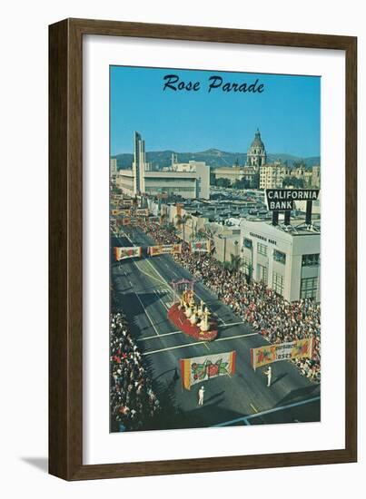 Pasadena Rose Parade-null-Framed Art Print