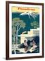 Pasadena Travel Poster-null-Framed Art Print