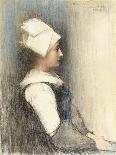 A Breton Girl-Pascal Adolphe Jean Dagnan-Bouveret-Giclee Print