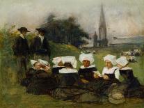 Study for Breton Women at a Pardon, c.1887-Pascal Adolphe Jean Dagnan-Bouveret-Giclee Print