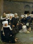 Breton Women Sitting at a Pardon-Pascal Adolphe Jean Dagnan-Bouveret-Giclee Print