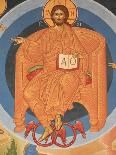 Detail of Seraphim from Apocalypse Fresco at Monastery of Saint-Antoine-le-Grand-Pascal Deloche-Photographic Print