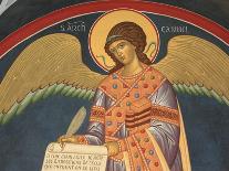 Saint Michael Fresco at Monastery of Saint-Antoine-le-Grand-Pascal Deloche-Photographic Print