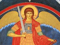 Detail of Seraphim from Apocalypse Fresco at Monastery of Saint-Antoine-le-Grand-Pascal Deloche-Photographic Print
