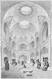 View of the Sanctuary of the Mosque of Moyed, Plate 29 from "Monuments and Buildings of Cairo"-Pascal Xavier Coste-Giclee Print