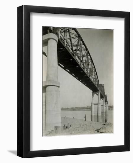 Pasco Kenniwick Bridge, 1922-Asahel Curtis-Framed Premium Giclee Print
