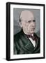 Pascual Madoz Iba?N?Ez (1806 1870), Spanish Politician, Statistician. Coloured,1870-null-Framed Giclee Print