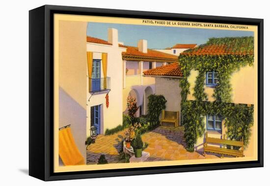 Paseo de la Guerra, Santa Barbara, California-null-Framed Stretched Canvas