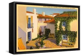 Paseo de la Guerra, Santa Barbara, California-null-Framed Stretched Canvas