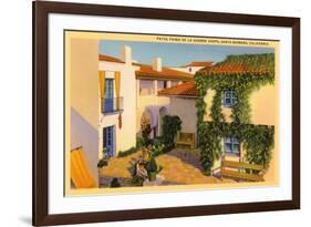 Paseo de la Guerra, Santa Barbara, California-null-Framed Art Print