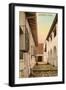 Paseo de la Guerra, Santa Barbara, California-null-Framed Art Print