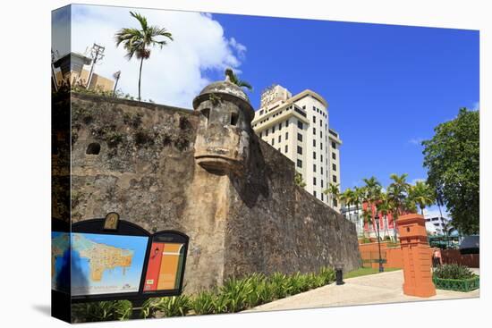Paseo De La Princesa in Old San Juan, Puerto Rico, West Indies, Caribbean, Central America-Richard Cummins-Stretched Canvas