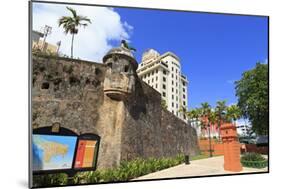 Paseo De La Princesa in Old San Juan, Puerto Rico, West Indies, Caribbean, Central America-Richard Cummins-Mounted Photographic Print