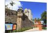 Paseo De La Princesa in Old San Juan, Puerto Rico, West Indies, Caribbean, Central America-Richard Cummins-Mounted Photographic Print