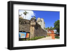 Paseo De La Princesa in Old San Juan, Puerto Rico, West Indies, Caribbean, Central America-Richard Cummins-Framed Photographic Print