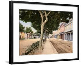 Paseo Del Prado, Habana, 1900-null-Framed Giclee Print