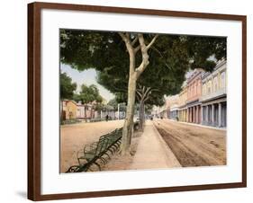Paseo Del Prado, Habana, 1900-null-Framed Giclee Print