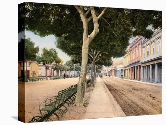 Paseo Del Prado, Habana, 1900-null-Stretched Canvas