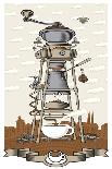 Coffee House in the City-paseven-Art Print