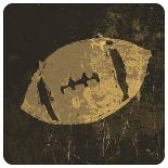 American Football Illustration. With Grunge Texture-pashabo-Art Print