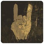 Rock Star Grunge Icon-pashabo-Art Print