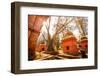 Pashupati Temple tombs, Kathmandu, Nepal, Asia-Laura Grier-Framed Photographic Print