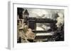 Pashupatinath Cremation Ghats Alongside the Bagmati River-Andrew Taylor-Framed Photographic Print