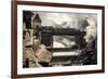 Pashupatinath Cremation Ghats Alongside the Bagmati River-Andrew Taylor-Framed Photographic Print