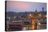 Pashupatinath Temple at Dusk, UNESCO World Heritage Site, Kathmandu, Nepal, Asia-Ian Trower-Stretched Canvas