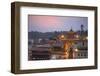 Pashupatinath Temple at Dusk, UNESCO World Heritage Site, Kathmandu, Nepal, Asia-Ian Trower-Framed Photographic Print