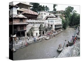 Pashupatinath Temple, Kathmandu, Nepal-Jack Jackson-Stretched Canvas