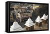 Pashupatinath Temple, UNESCO World Heritage Site, Kathmandu, Nepal, Asia-Ian Trower-Framed Stretched Canvas