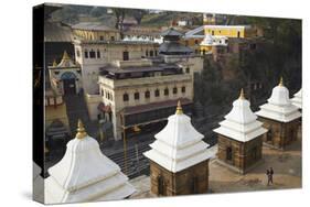 Pashupatinath Temple, UNESCO World Heritage Site, Kathmandu, Nepal, Asia-Ian Trower-Stretched Canvas