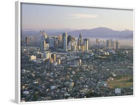 Pasig City Business Area Skyline, Manila, Philippines-Steve Vidler-Framed Photographic Print