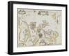 Paskaarte Vertonende Alle De Zekusten Van Europa, 1650-null-Framed Giclee Print