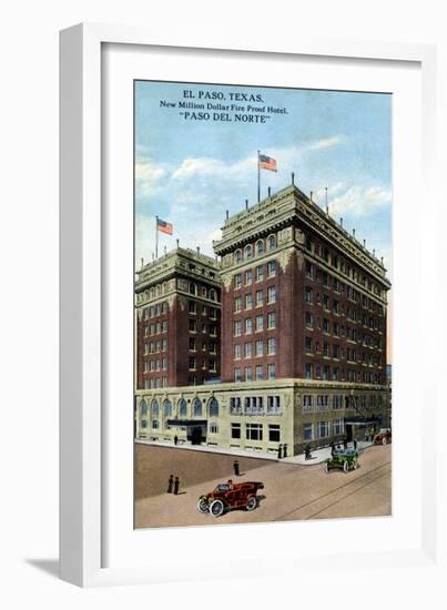 Paso Del Norte Hotel, El Paso, Texas, USA, C1916-null-Framed Giclee Print