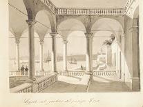 View of Genoa from the Gardens of Palazzo Doria Pamphilj-Pasquale Domenico Cambiaso-Giclee Print