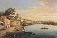 View of Genoa from the Gardens of Palazzo Doria Pamphilj-Pasquale Domenico Cambiaso-Giclee Print