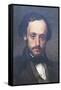 Pasquale Villari as a Young Man, 1856-Domenico Morelli-Framed Stretched Canvas