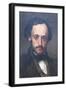 Pasquale Villari as a Young Man, 1856-Domenico Morelli-Framed Giclee Print