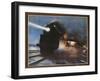 Pass in the Night, the Twentieth Century Limited of the New York Central Lines Poster-W.H. Foster-Framed Giclee Print