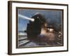 Pass in the Night, the Twentieth Century Limited of the New York Central Lines Poster-W.H. Foster-Framed Giclee Print