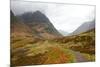 Pass of Glencoe - Overcast Day. Scotland's Highland. Spring-A_nella-Mounted Photographic Print