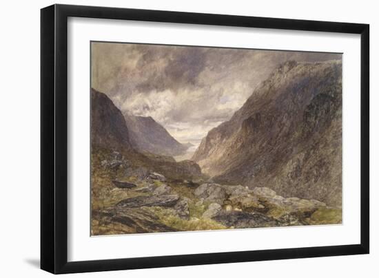 Pass of Llanberis, C.1853-Alfred William Hunt-Framed Giclee Print